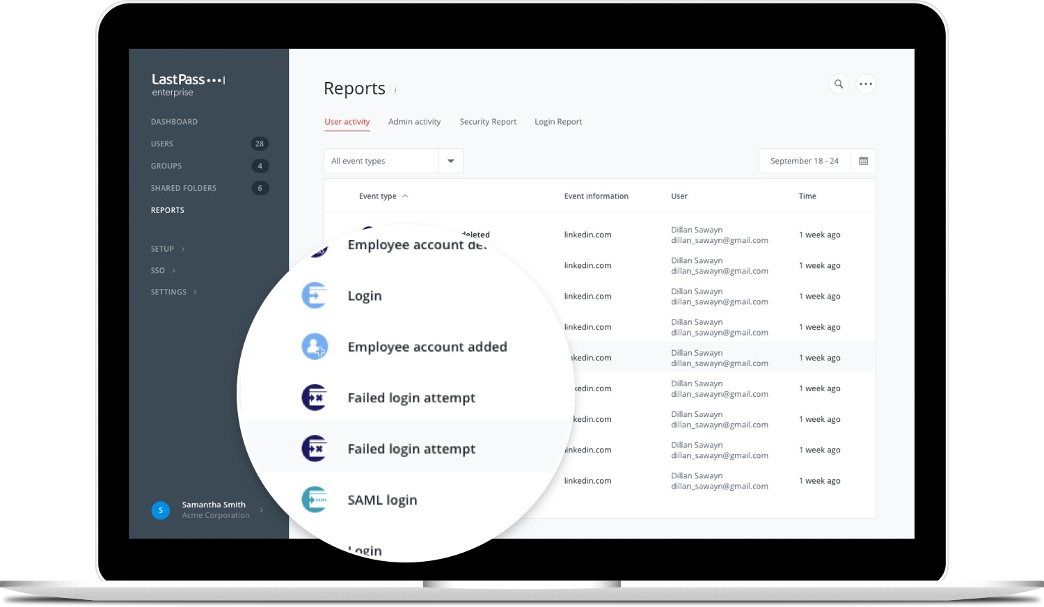 Enhanced Reporting Features for LastPass Enterprise Admins
